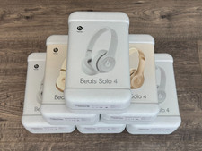 Beats Solo 4 On-Ear Wireless Headphones Gray Gold  Brand New