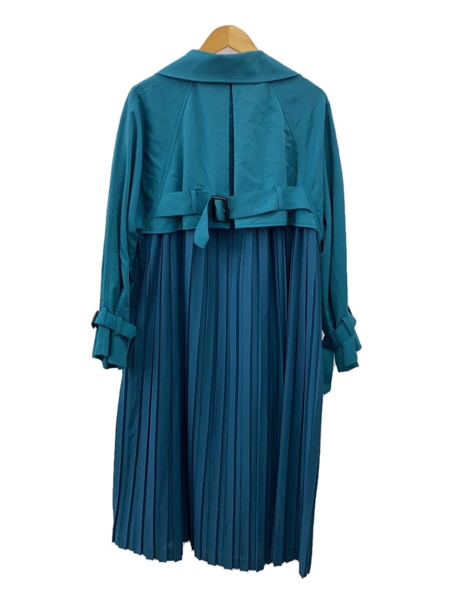 Ameri See-Through Back Pleated Trench Coat/-/Poly… - image 2