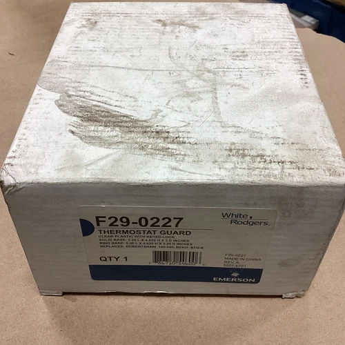 White-Rodgers Emerson F29-0227 Clear Thermostat Guard Lockable Cover Security