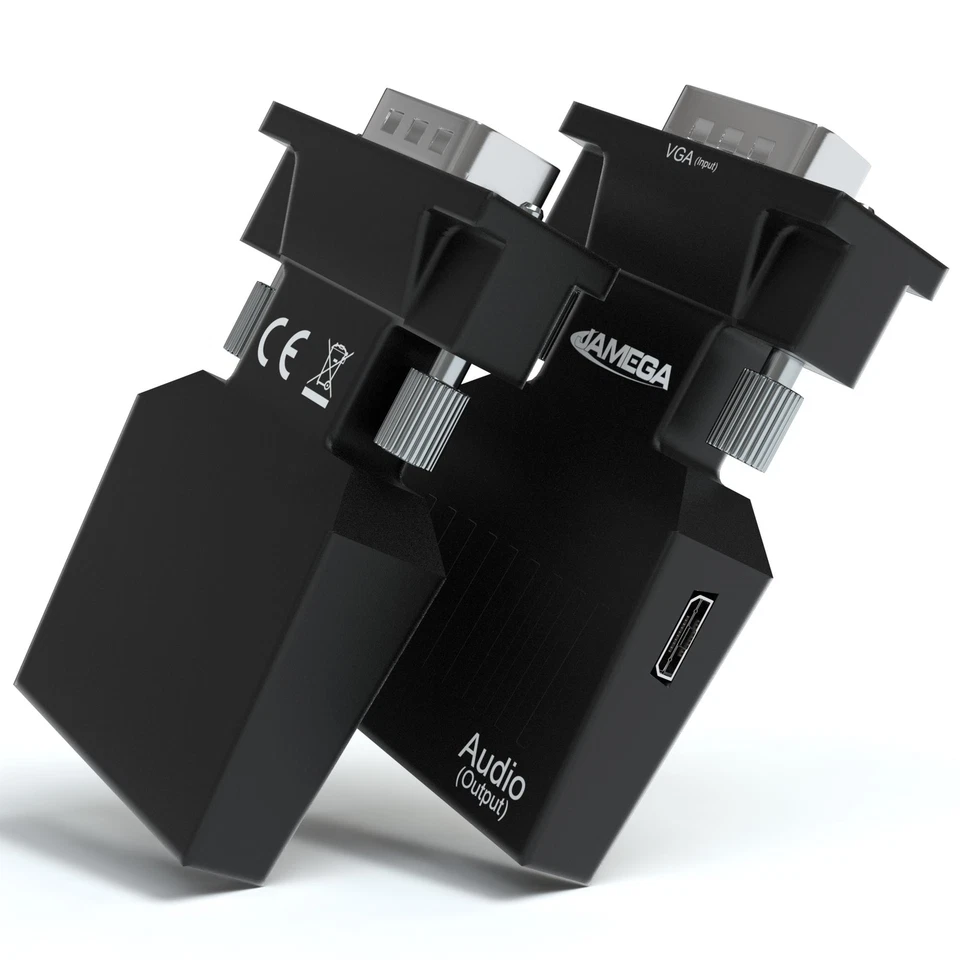 VGA zu HDMI Adapter 1080P 60Hz Audio VGA auf HDMI PC, Laptop, Computer, Monitor - Bild 4 von 4