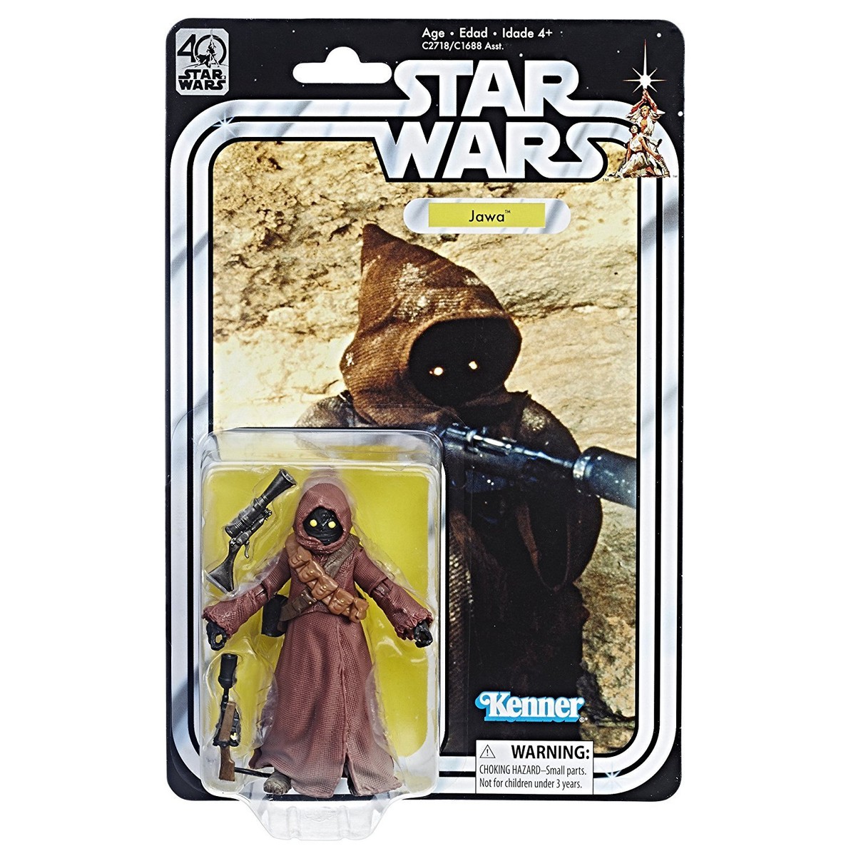 STAR WARS BLACK SERIES 40TH ANNIVERSARY 6-INCH JAWA ACTION FIGURE