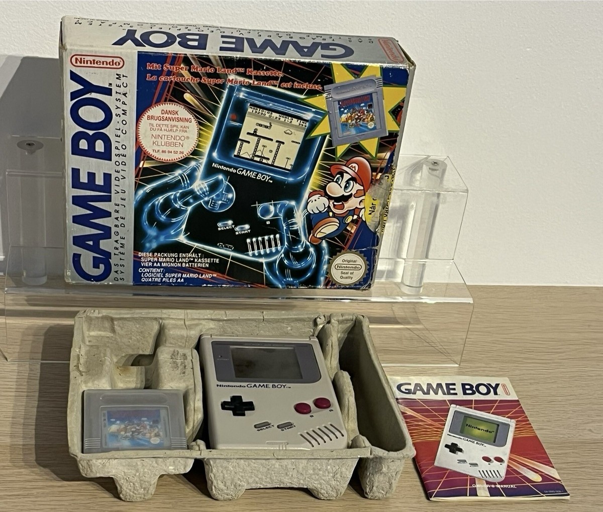 Rare Nintendo GameBoy DMG-01 Mario Land / FRG / Scandinavian