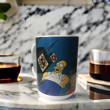 Vintage/Costom mug /The Simpson.