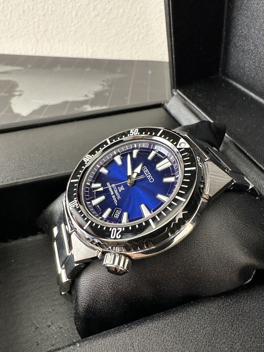 Seiko TransOcean Prospex Diver Blue SBDC047 Complete Box Seiko TransOcean Prospex Diver Blue SBDC047 Complete Box