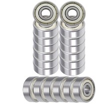 20 PCS 627ZZ Ball Bearing 7mmx22mmx7mm Double Shielded Deep Groove Bearings