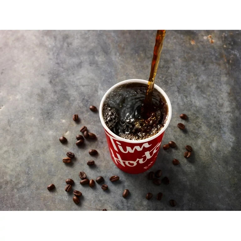 Tim Hortons Ground Coffee, 100% Arabica Medium Roast, 48 oz Canister NEW