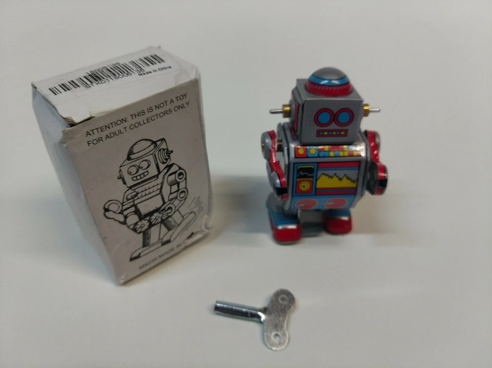 (MS235) Robot mécanique en tôle (marcheur) - Photo 2/4