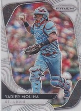 YADIER MOLINA 2020 Select WHITE WAVE PRIZMS $$ VARIATION Baseball Card CARDINALS