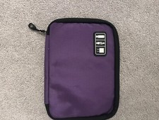 Purple Chargers/ Leads Organiser Wallet