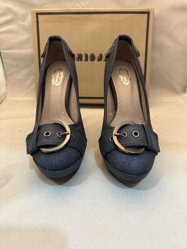 Scarpe Janni & Janni Petite tacco alto 5 pollici punta grande fibbia tacco UK taglia 3 - Foto 2 di 7