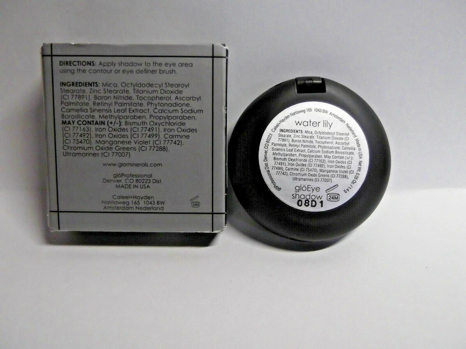GloMinerals Glo Minerals sombra de ojos lirio de agua 0,05 oz 1,4 g nuevo en caja Foto 2 de 2