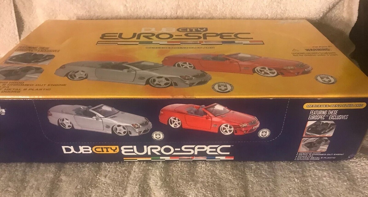 LOT OF 4 JADA DUB CITY EURO-SPEC MERCEDES BENZ SL65 AMG 1:24