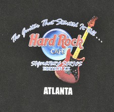 Hard Rock Cafe Signature Series Edition XX Eric Clapton T Shirt Mens XL Atlanta