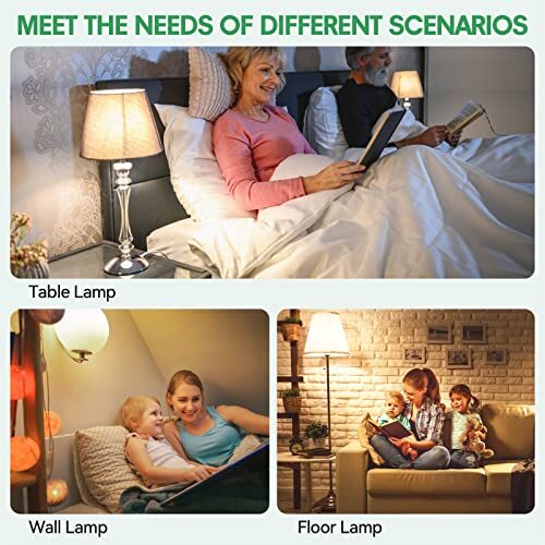 UL Listed 3 Way LED Light Bulbs 50/100/150 Watt Soft 2 Pack Soft White 3000k