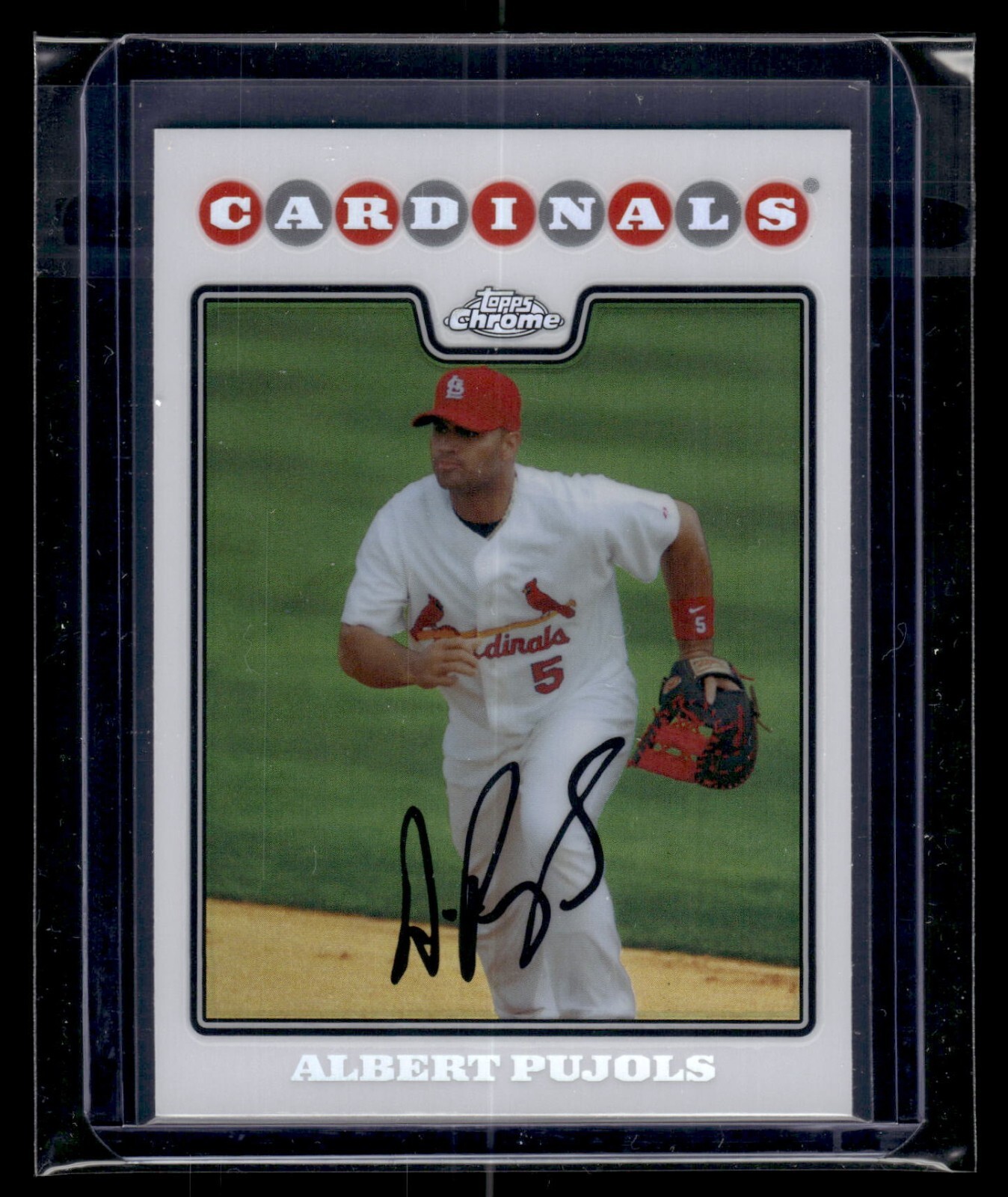 2008 Topps Chrome Refractor #131 Albert Pujols Cardinals