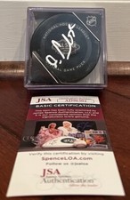 Evgeny Kuznetsov Signed Official 2022 NHL All Star Game Puck Capitals JSA COA