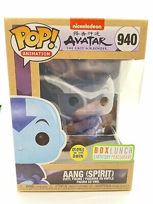 Funko Pop Avatar The Last Airbender Spirit Aang Box Lunch Earth Day Glow IN HAND | eBay