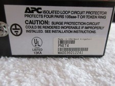 APC Isolated Loop Circuit Protector Protects Four Pairs 10 Base-T or Token Ring