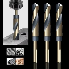 12-30mm Round Shank Reduced T-wist Drill Bits Cobalt Hole Cutter Drilling Tool