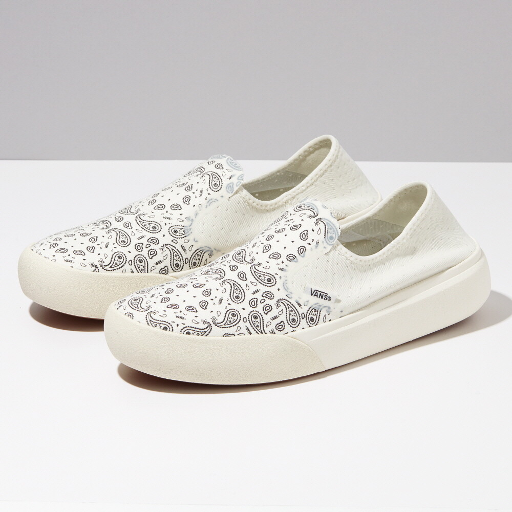VANS★UA COMFYCUSH ONE★BANDANA MARSHMALLOW/WHITE★兼用 New Vans ComfyCush One Bandana Marshmallow/Black Sneakers