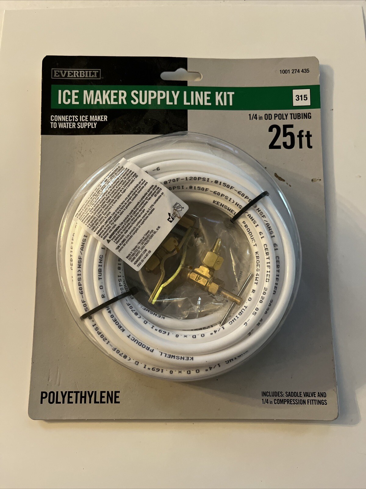 Everbilt for GE Ice Maker Supply Line 25 Ft. New 820633958666 eBay