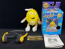Yellow M M  S Mini Plush RADIO w/ Headphones -Radioshack Exclusive Collector Item