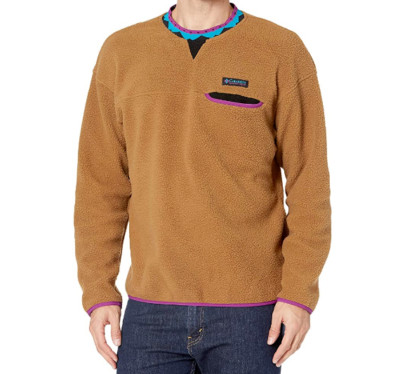 Size XL - Columbia Mens Sweater Wapitoo Delta Pullover Fleece Tribal *BRAND NEW*
