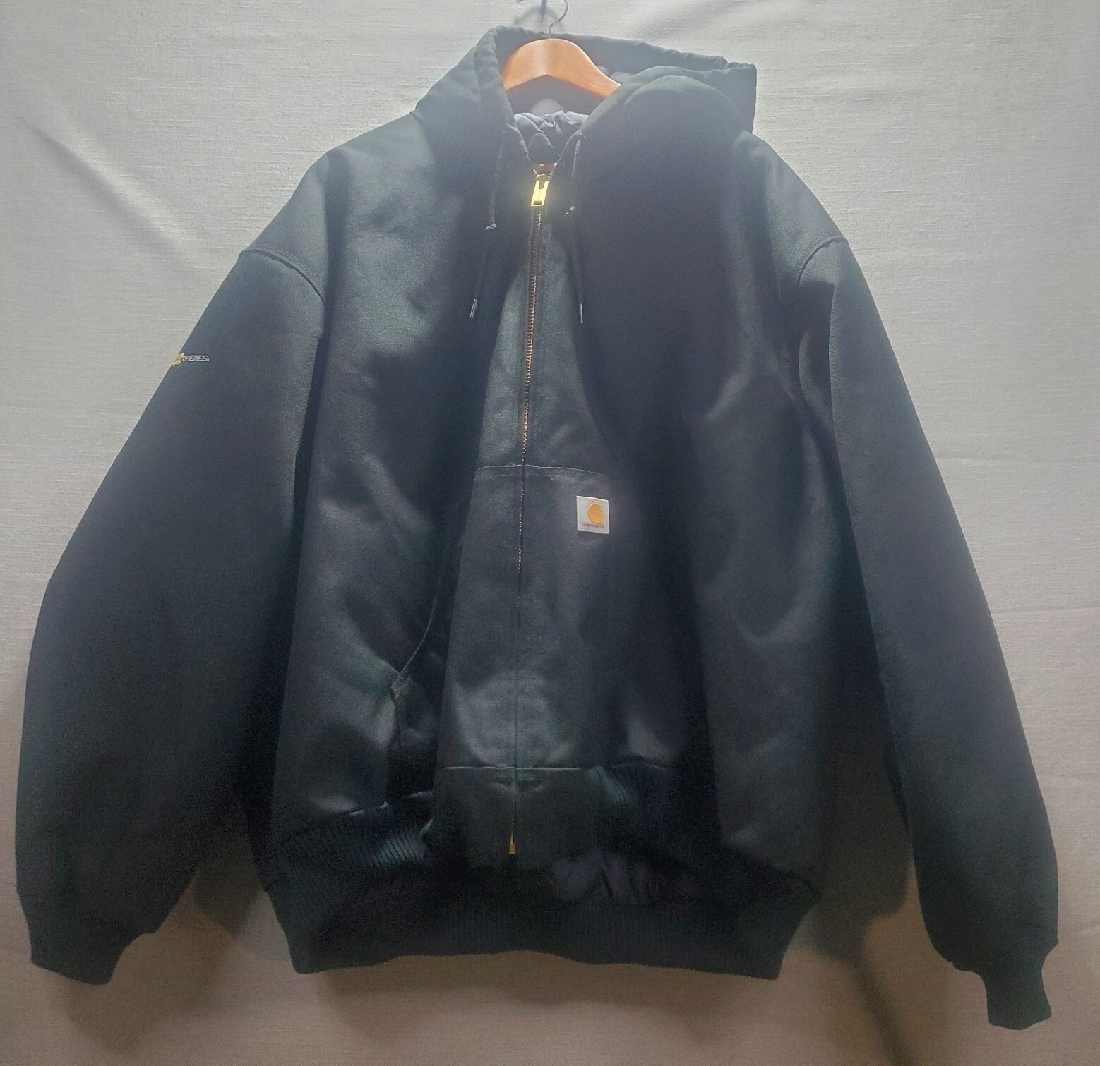 Carhartt J133 Yukon Extremes Jacket Mens 3XL Black Quiltlined Work