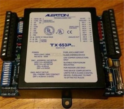 Used Tested TX-653P 1Pc Alerton sq
