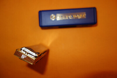 new HOHNER BLUESHARP Harmonica Key Bb w/case Made Germany MS blues country folk
