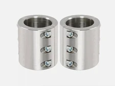 Steel Weldable Tube Clamps Bolt on 1.875" 1-7/8" Roll Cage Mounts (2)