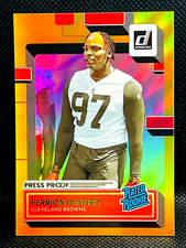 2022 Panini Donruss - PERRION WINFREY RC #393 Gold Holo Press Proof Rated Rookie