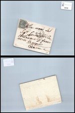 Storia postale Regno VEII da Castellamare di stabia a Gerace sassone L16