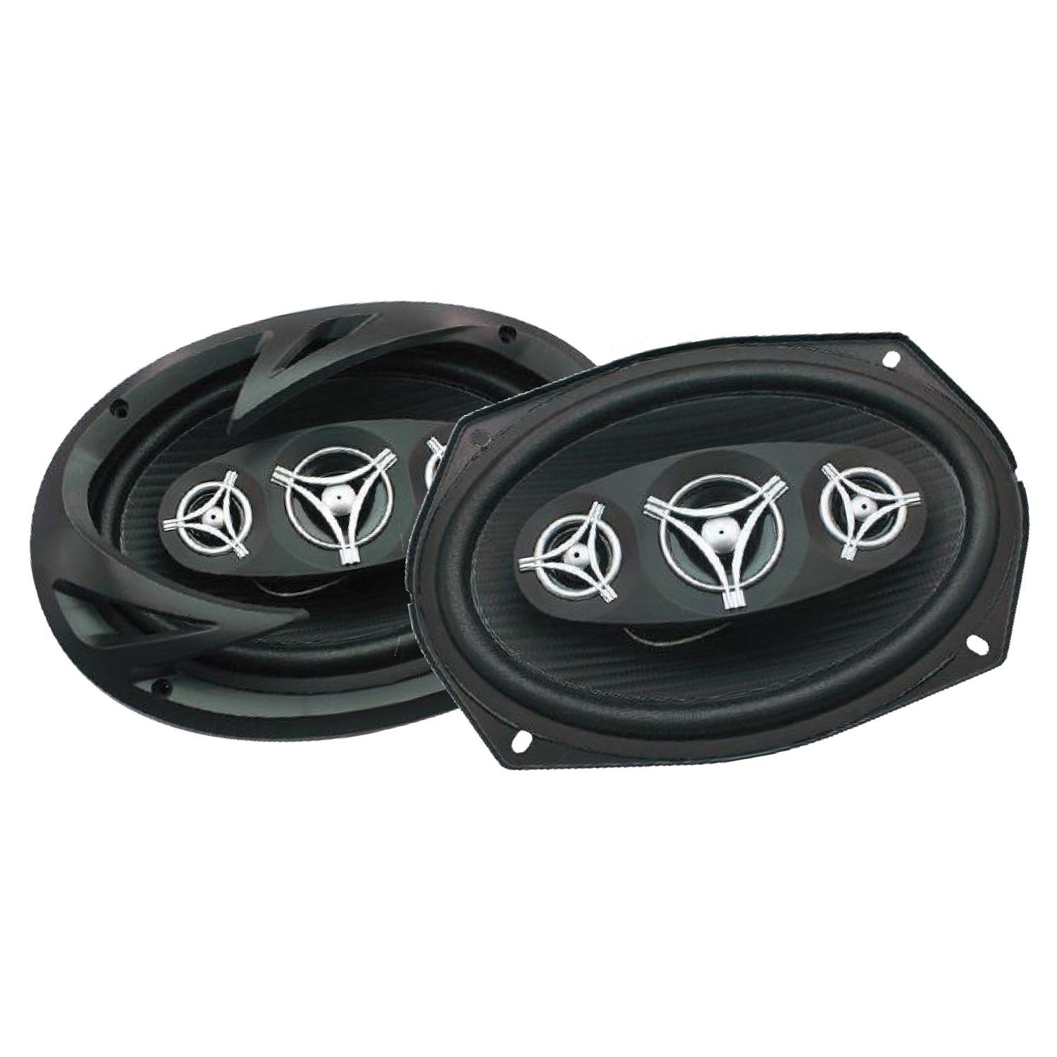 6x9 Car Speakers Custom Sound 4way Pair 800w Stereo System 4ohm 6x9in 2 NEW