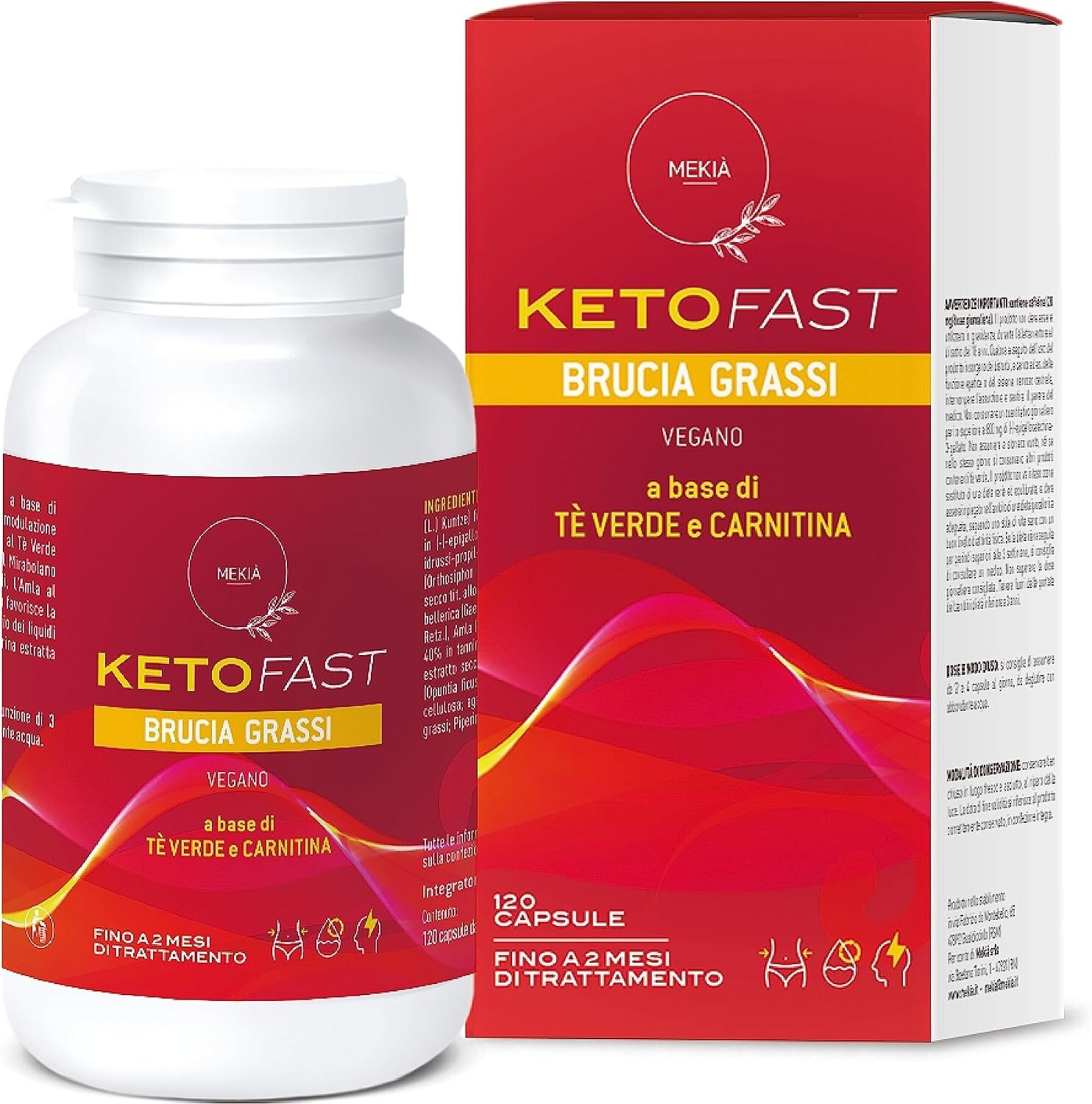 Integratore Brucia Grassi Potenti Veloci Forte Dimagrante 120 capsule