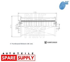 KRAFTSTOFFFILTER FÜR JEEP BLUE PRINT ADBP230020