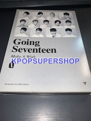 Seventeen 3rd Mini Album Going Make a Wish Ver. CD Great Vernon