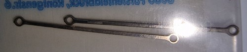 M+F Merker Fischer Nº Barra de empuje deslizante 6044 Lbst. 25mm 2 unidades nuevo embalaje original | Zustand: Neu