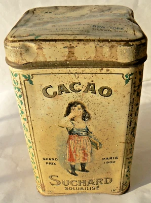 1 (+2) Boîtes Suchard Milka Velma No 284, tôle lithographiée années 20, AB état. - Photo 1/4