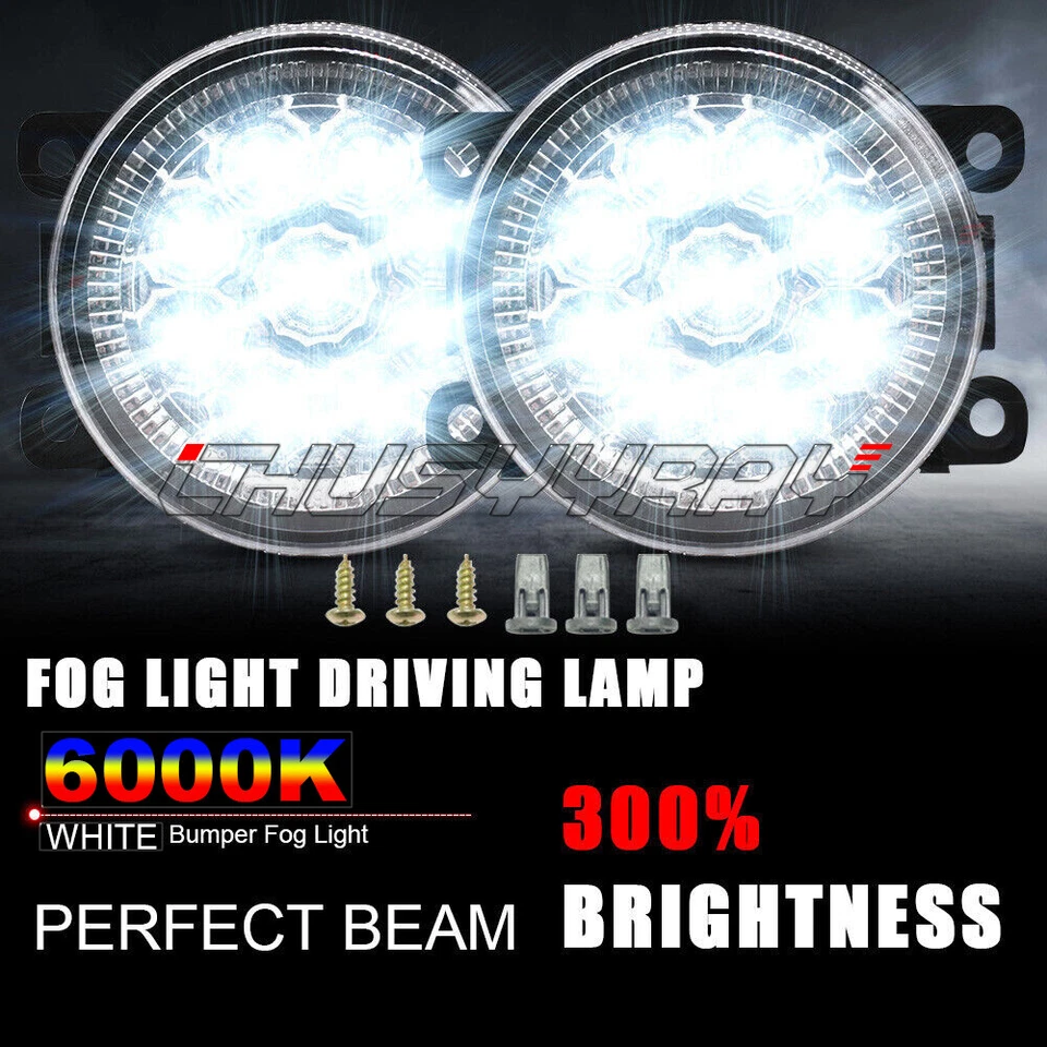 Par de lentes transparentes parachoques delantero faros antiniebla para Subaru Impreza 2013-2017 2018 Foto 2 de 4