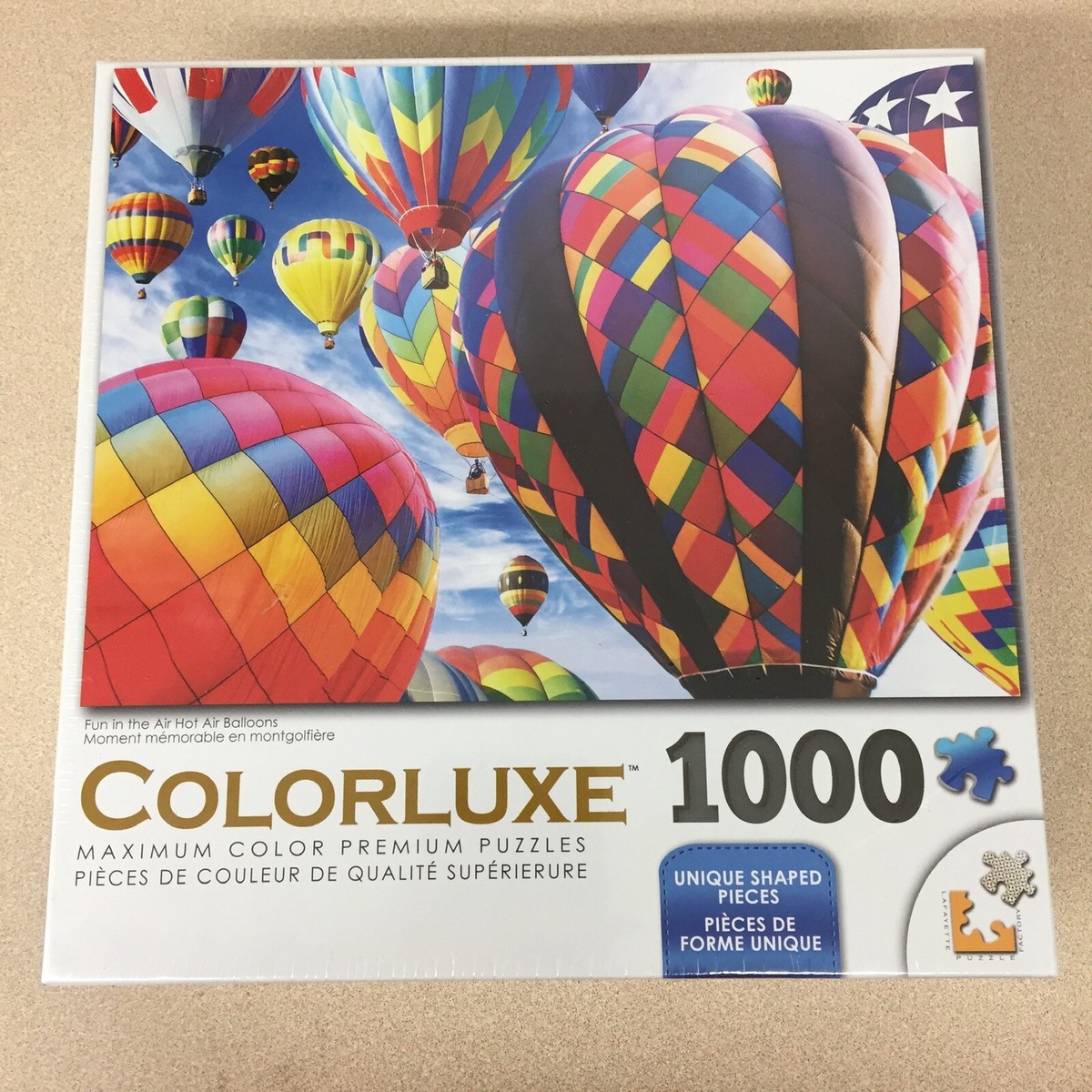 Airがおる　　箱入り　セット　　6色 Colorluxe 1000 piece puzzle 