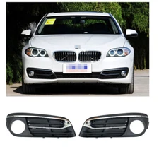 For BMW 5 Series F10 F11 51117417785/86 Front Bumper Fog Light Cover Grille Trim