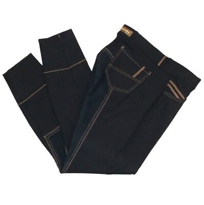 Cavallo Reithose Chiara, schwarz Rips, Cavallo Vollbesatz Stiefelreithose