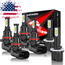 For Gmc Sierra 1500 2500 1999-2002 Combo 6x Led Headlight Fog Light Bulb Kit