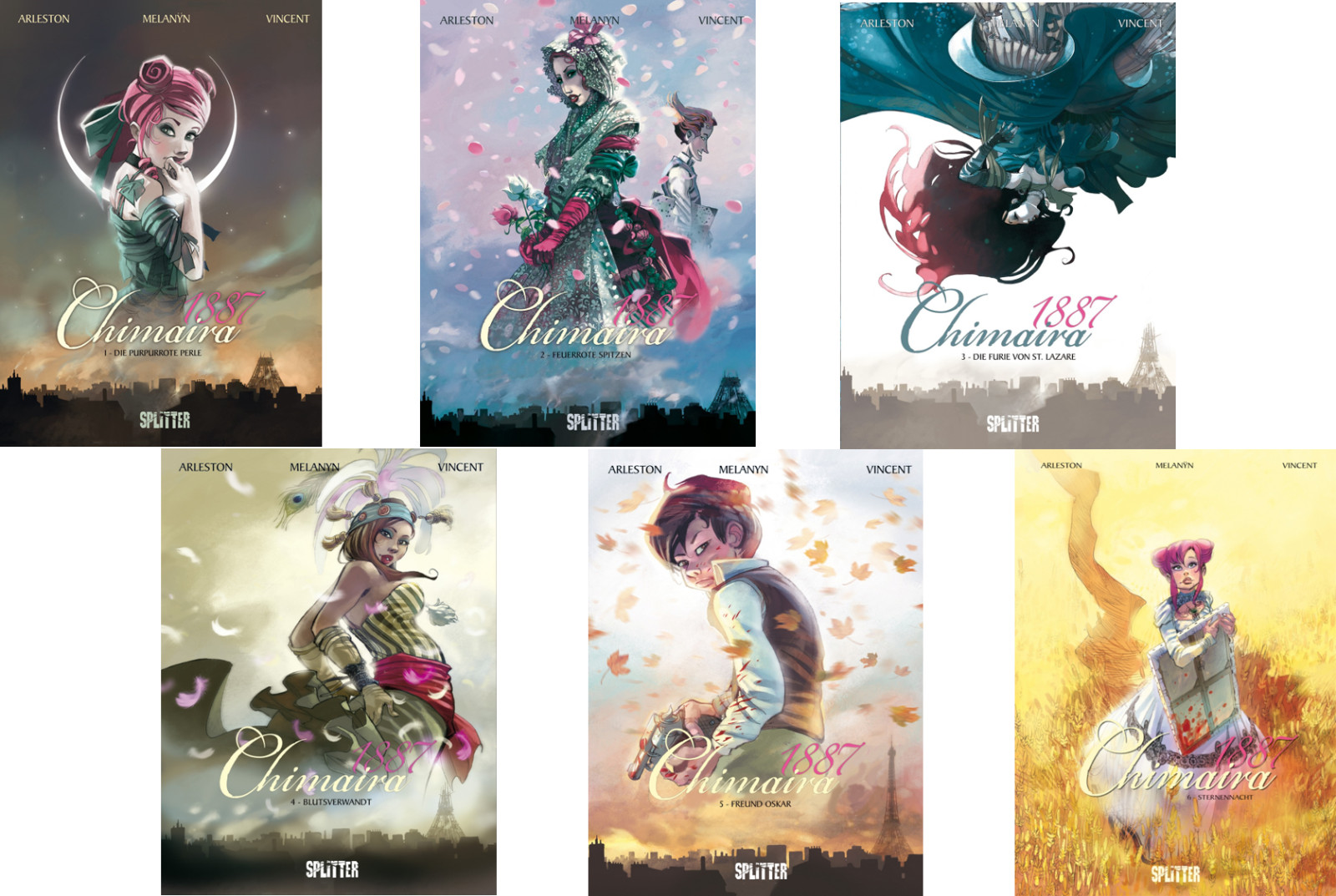 Thumbnail - Chimaira 1887 1-6 (comic Aus Liste Wählen) - Splitter, Vincent,