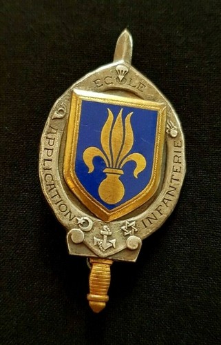INSIGNE METAL ANCIEN ECOLE TROUPE MARINE COLO Drago 2275 EUR 4,00