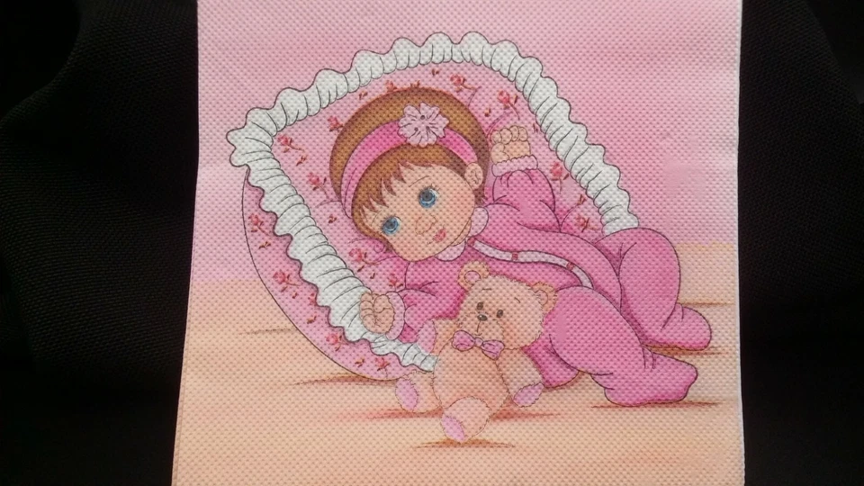 10 SERVILLETAS DE PAPEL ROSA, ducha de bebé, bautizo, bautismo, suministros para fiestas, bautizo Foto 4 de 4