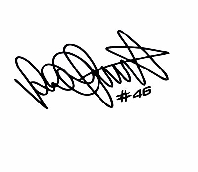 Autocollant VR46 Valentino Rossi Yamaha 46 - Stickers Moto GP - Neuf