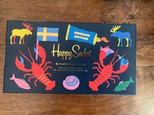 3 paia Happy Socks, taglia 36 - 40, edizione svedese, motivi alce, cavallo, pesce
