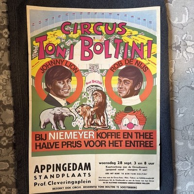 Toni Boltini Zirkus Vintage Poster
